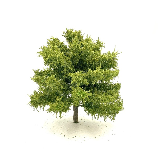Yaz Yeşili Yapraklı Kayın Ağacı Maketi (15 cm)