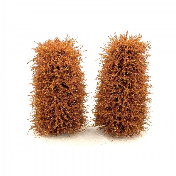 Sonbahar Kahverengi Yapraklı Yüksek Çalılık 13 cm (2 Adet)