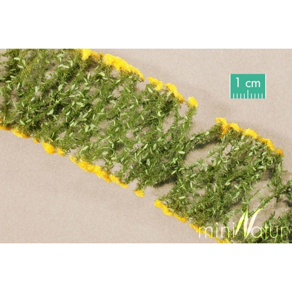 Yaz Yeşili Gövdeli Sarı Çiçekler (15 x 4 cm)