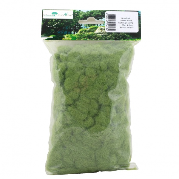 4,5mm İlkbahar Yeşili Statik Çim (50 gr)