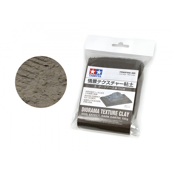 Texture ClaySoil Dark Earth - Zemin Dokusu Macunu (150 gr)