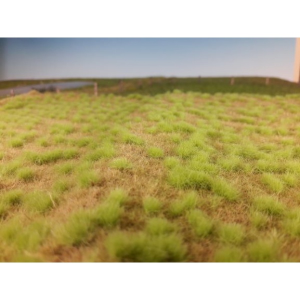 İlkbahar Yeşili Çim Öbekli Yüzey (31 x 25 cm)