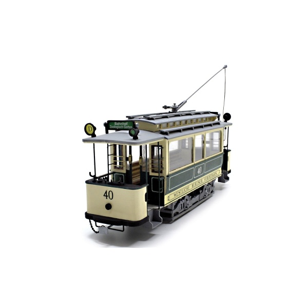1/24 Berlin Tramvay Ahşap Maket Kiti