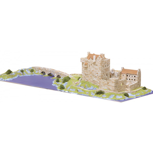 1/135 Eilean Donan Kalesi - XIV. Iskoçya Taş Maket Kiti (4600 Parça)