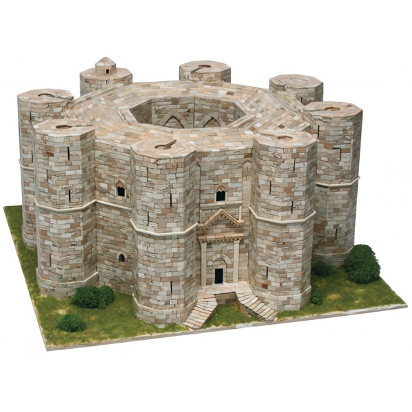 1/150 Castel del Monte Taş Kalesi - XII Italya Taş Maket Kiti (9300 Parça)