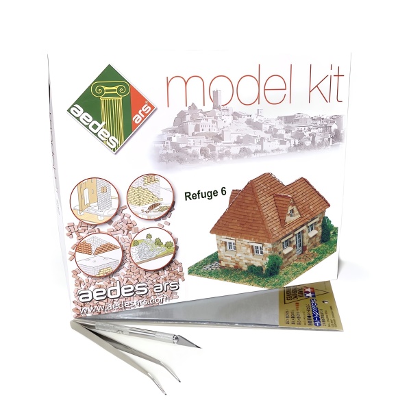 Bahçeli Kent Evi Taş Maket Kit (Hobi Başlangıç Seti)