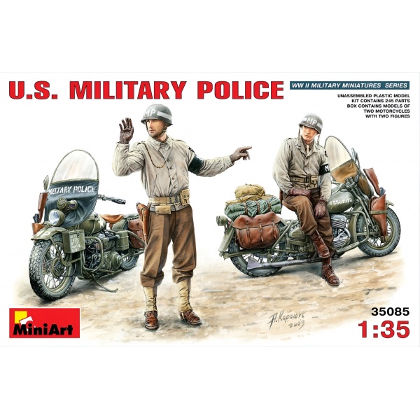 1/35 Amerikan Askeri Polisi Plastik Maket Kiti