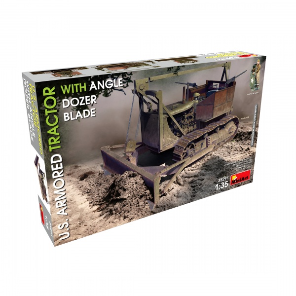 1/35 Amerikan Zırhlı Açılı Dozer Plastik Maket Kiti