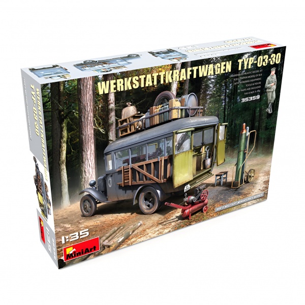 1/35 Atölye Arabası Typ-03-30 Plastik Araba Maket Kiti