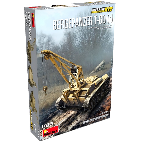 1/35 Bergepanzer T-60 ( R ) Interior Kiti Plastik Maket Kiti
