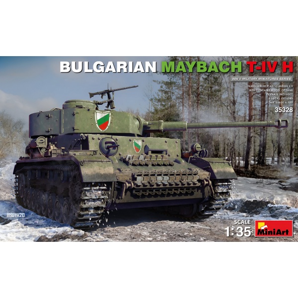 1/35 Bulgar Maybach T-IV H Plastik Tank Maket Kiti