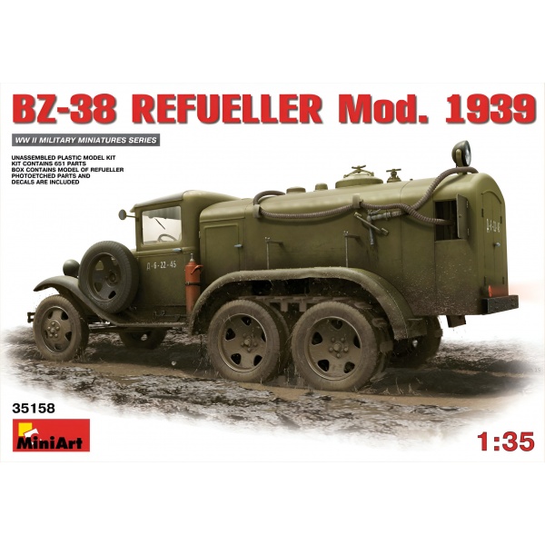 1/35 BZ-38 Tanker 1939 Model Plastik Askeri Araç Maket Kiti