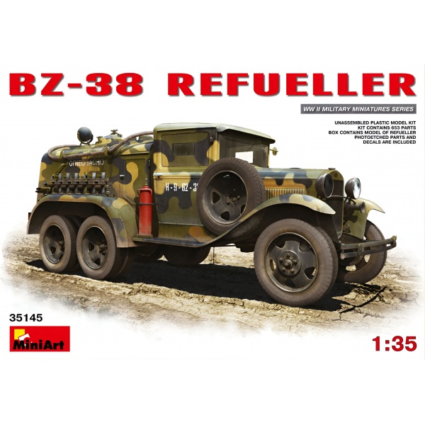 1/35 BZ-38 Tanker Plastik Askeri Araç Maket Kiti