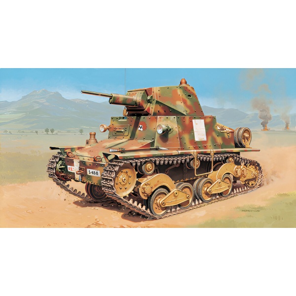1/35 Carro Armato L6/40 (Prm Edition) Plastik Askeri Araç Maket Kiti