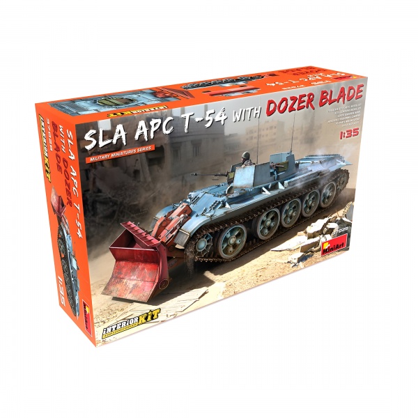 1/35 Dozer Bıçaklı SLA APC T-54 Interior Kit Plastik Tank Maket Kiti