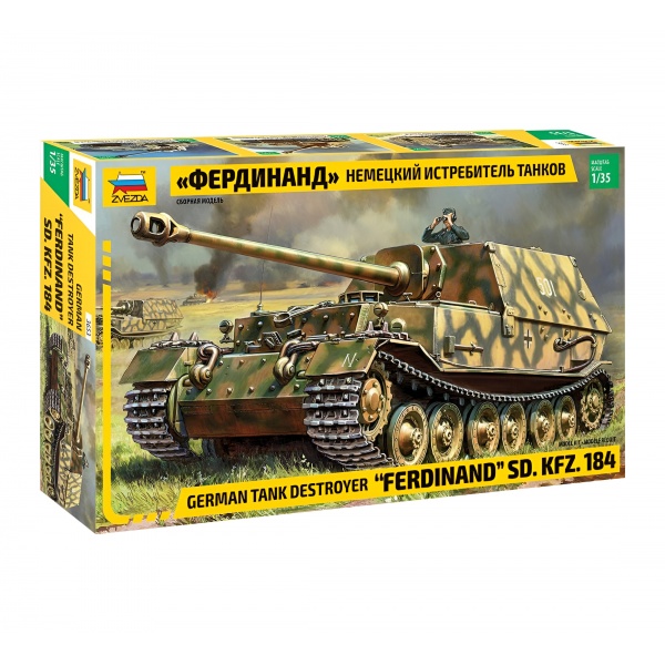 1/35 Elefant Sd.Kfz.184 Plastik Tank Maket Kiti