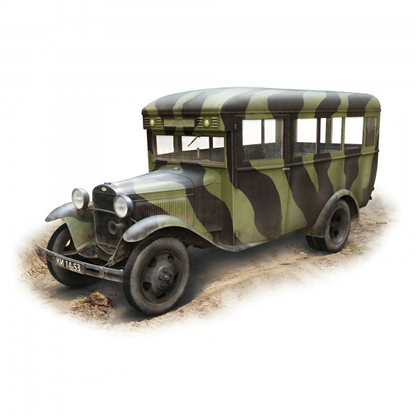 1/35 Gaz-03-30 mod.1938 Plastik Askeri Araç Maket Kiti