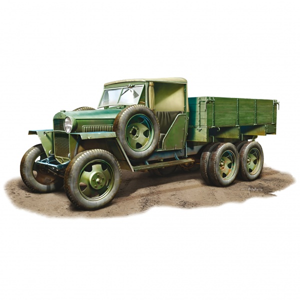 1/35 GAZ-AAA Kargo Mod. 1941 Plastik Askeri Araç Maket Kiti
