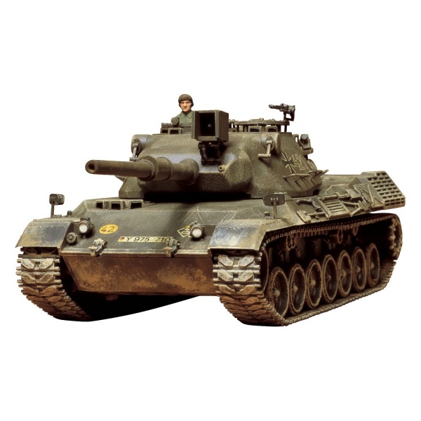 1/35 German Kampfpanzer Leopard Plastik Tank Maket Kiti