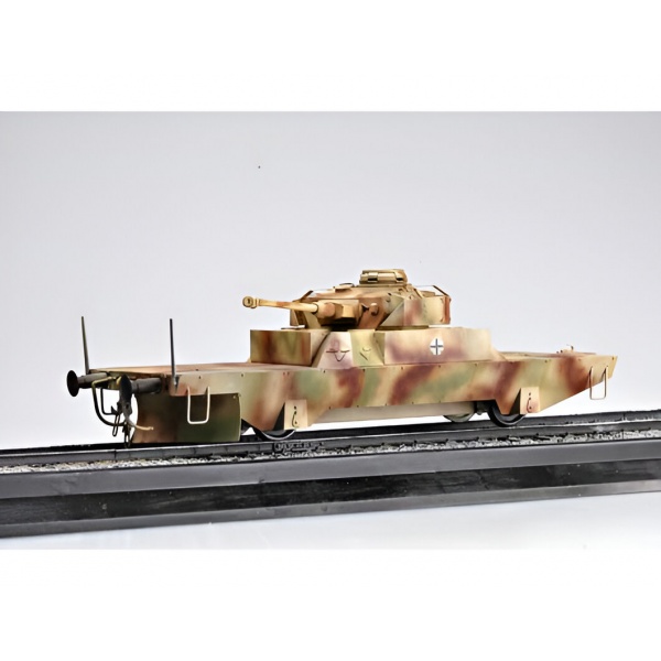 1/35 German Panzerjagerwagen Plastik Askeri Vagon Maket Kiti