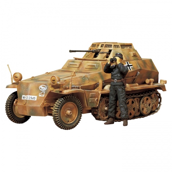 1/35 German Sd.kfz 250/9 Plastik Askeri Araç Maket Kiti