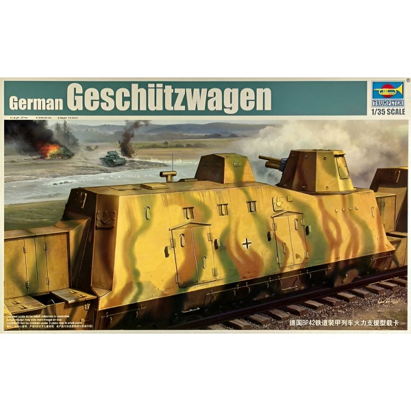 1/35 Geshutzwagen (Cannon Car) Plastik Askeri Araç Maket Kiti