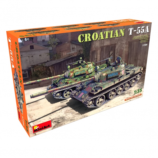1/35 Hırvat T-55A Plastik Tank Maket Kiti