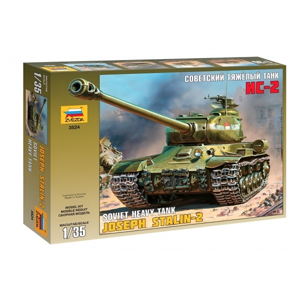 1/35 J. Stalin Sov. Heavy Tank JS-2 Plastik Tank Maket Kiti