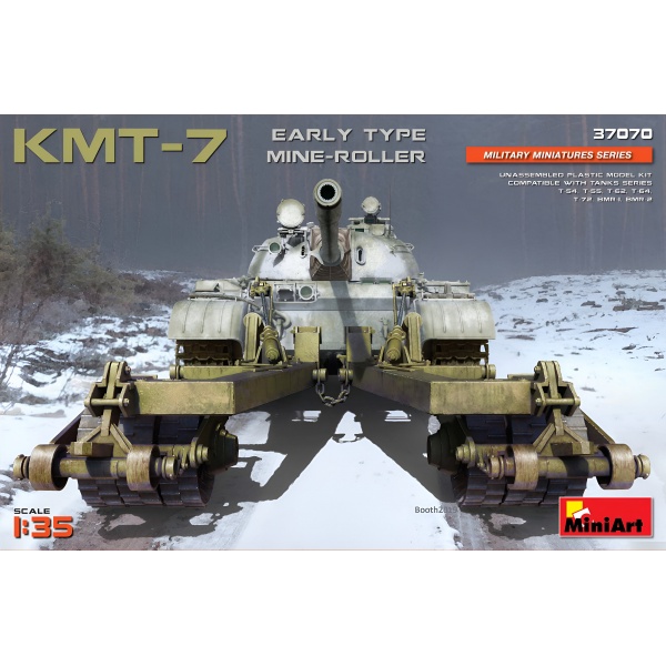 1/35 KMT-7 Early Type Mayın Silindiri Plastik Maket Kiti