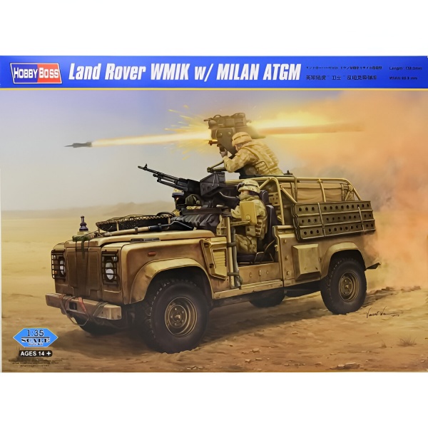 1/35 Land Rover Wmik W/Milan Atgm Plastik Askeri Araç Maket Kiti