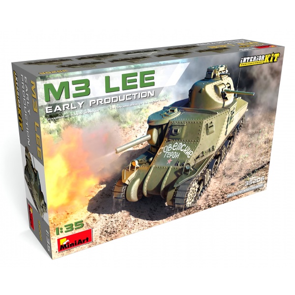 1/35 M3 Lee Early Production. Interior Kiti Plastik Tank Maket Kiti