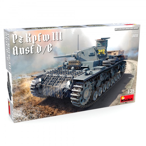 1/35 Pz.  Kpfw. III Ausf D/B Plastik Tank Maket Kiti