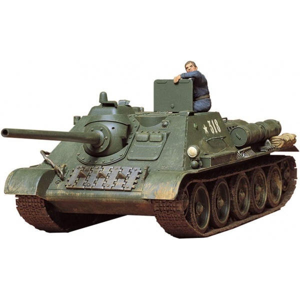 1/35 Russian Destroyer SU-85 Plastik Tank Maket Kiti