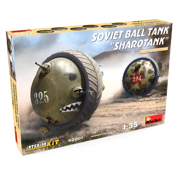 1/35 Soviet BaII Tank “Sharotank” Interior Kiti Plastik Askeri Araç Maket Kiti