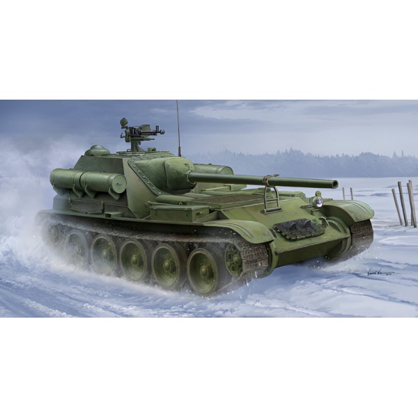 1/35 Soviet SU-101 SPA Plastik Tank Maket Kiti