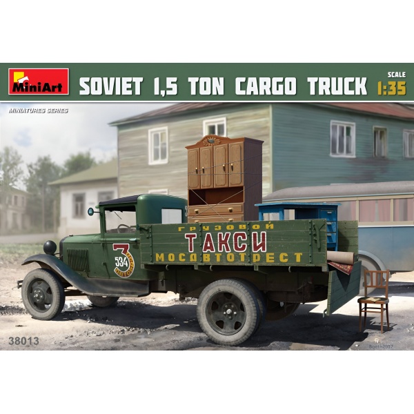 1/35 Sovyet 1,5 ton Kamyon AA Type "Polutorka" Plastik Maket Kiti