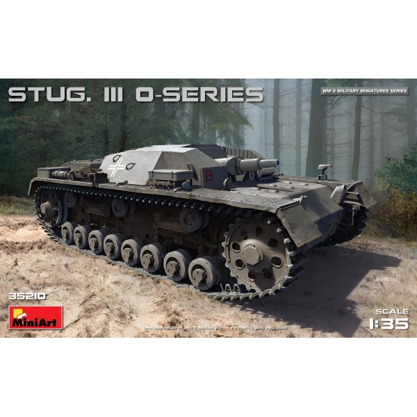 1/35 Stug.III 0-Series Plastik Tank Maket Kiti