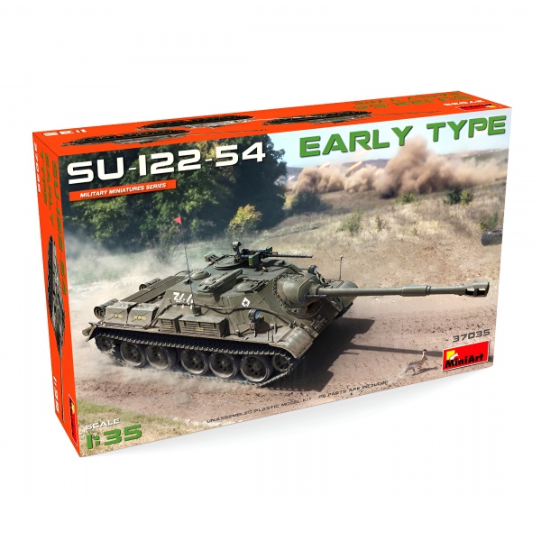1/35 SU-122-54 Early Type Plastik Tank Maket Kiti