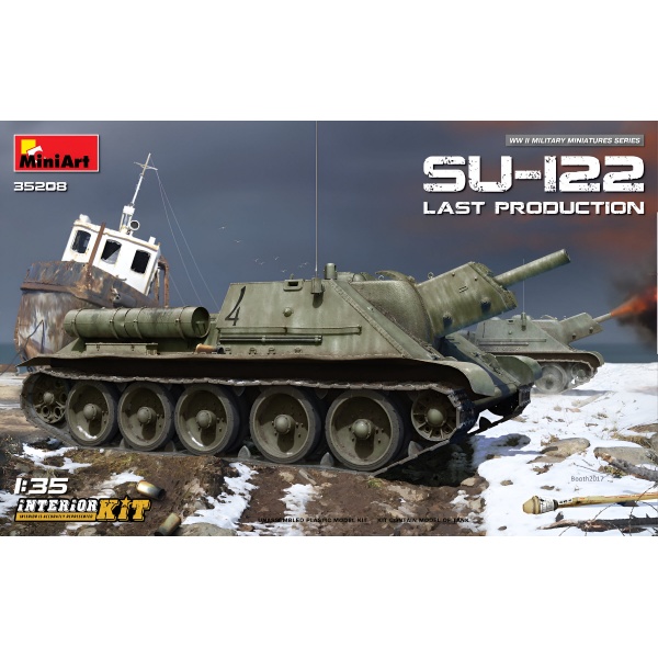 1/35 SU-122 (Son Üretim) Interior Kit Plastik Tank Maket Kiti