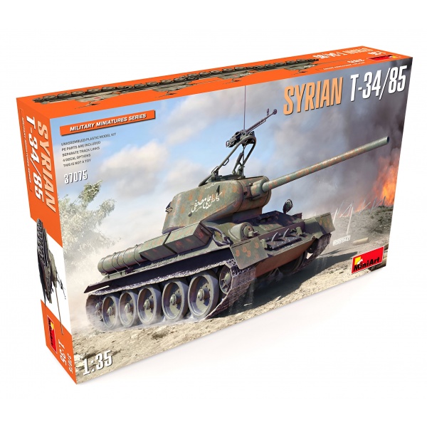 1/35 Suriye T-34/85 Plastik Tank Maket Kiti