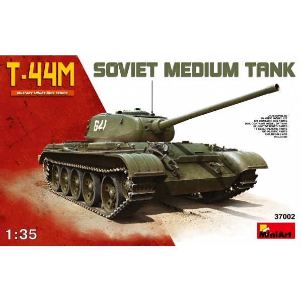 1/35 T-44M Soviet Medium Plastik Tank Maket Kiti