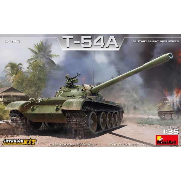 1/35 T-54A Interior Kit Plastik Tank Maket Kiti