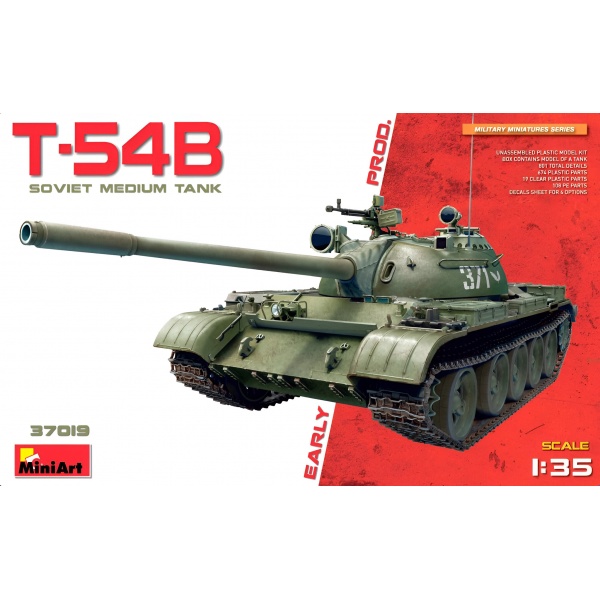 1/35 T-54B (İlk Üretim) Plastik Tank Maket Kiti