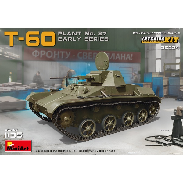 1/35 T-60 (Plant No.37) İlk Seri, Sonbahar 1941 Plastik Tank Maket Kiti