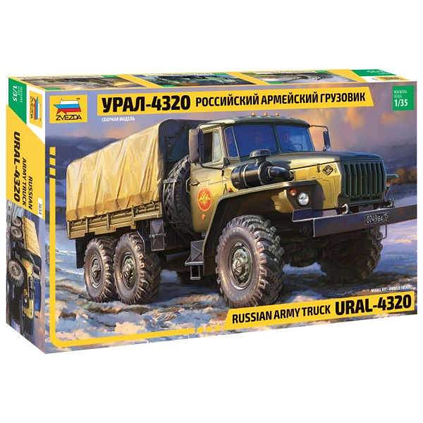 1/35 Russia URAL 4320 Plastik Askeri Araç Maket Kiti