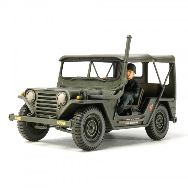 1/35 US. M151A1 Utility Truck Vietnam Plastik Askeri Araç Maket Kiti