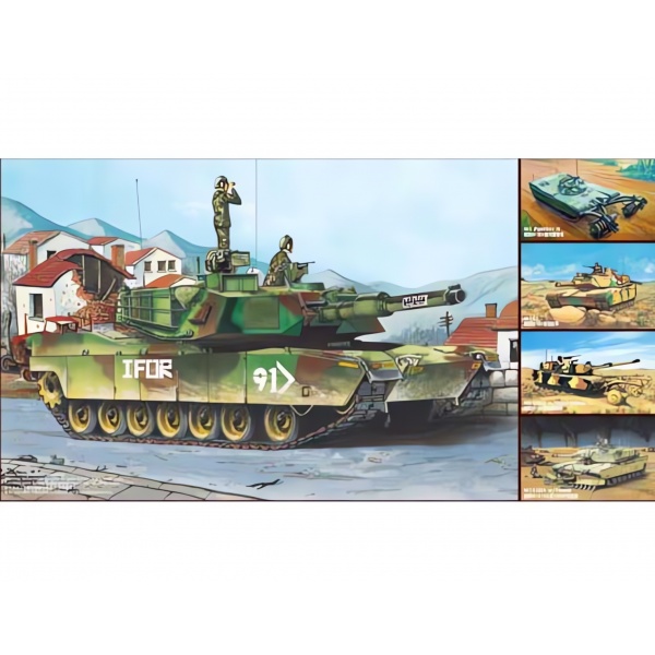 1/35 US. M1A1/A2 Abrams 5 in 1 Plastik Tank Maket Kiti
