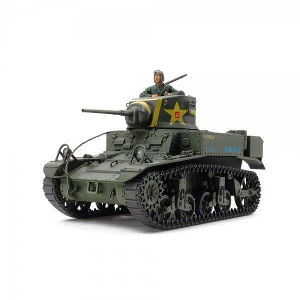 1/35 US. M3 Stuart Late Production Plastik Tank Maket Kiti