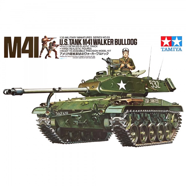 1/35 US. M41 Walker BuIIdog Plastik Tank Maket Kiti
