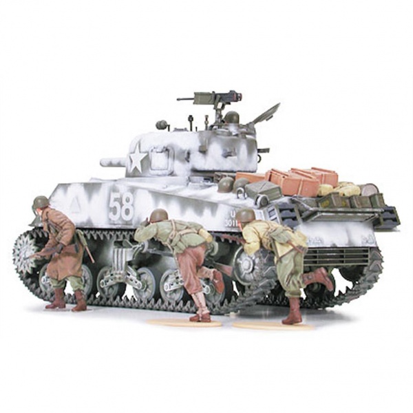 1/35 US. M4A3 Sherman with 105mm Howitzer Plastik Tank Maket Kiti